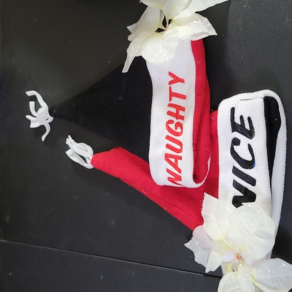 NICE / Naughty Reversible Santa Hats